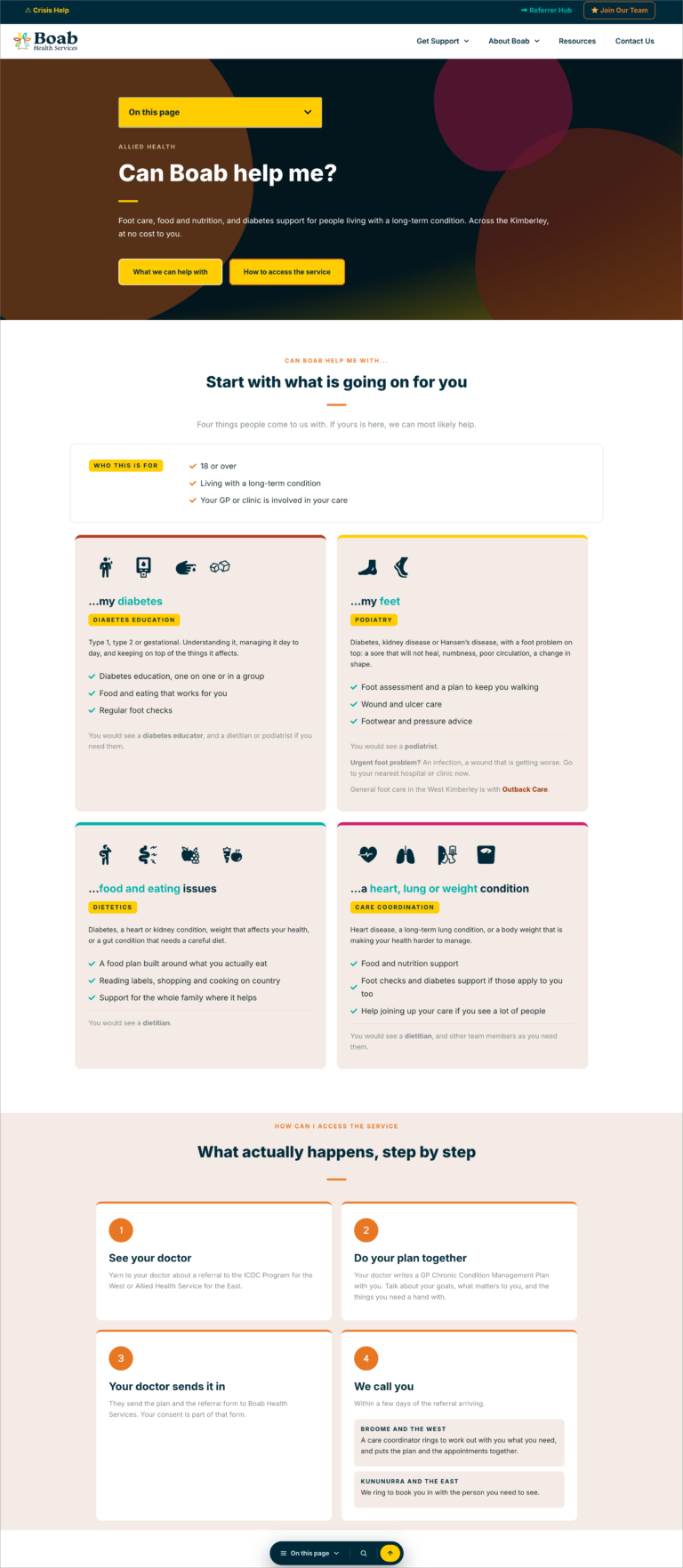 BoabHealth Website Rebuild 2026
